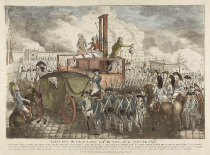 Le roi Louis XVI est guillotiné