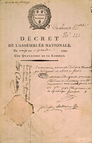 Abolition de la monarchie