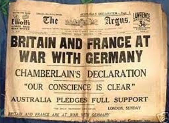 Britain and France declare war on Nazi Germany