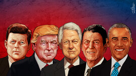 Timeline: Eix cronològic dels presidents dels EUA i la URSS/Rússia