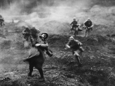 La Guerra de trincheras (Batalla de Verdún)