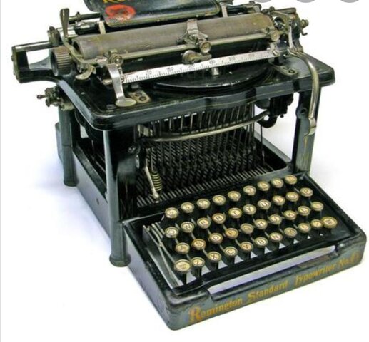 Maquina de escribir aceptada