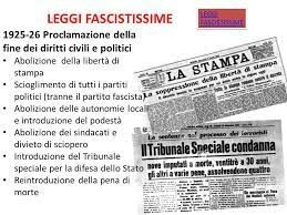 1925 Mussolini fa approvare le "leggi fascistissime"