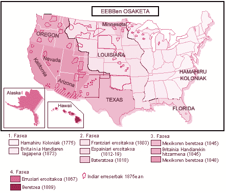 segunda expansión territorial de Estados Unidos