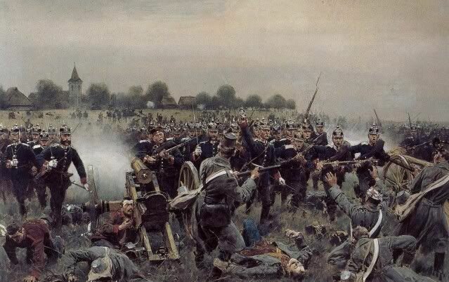 Guerra contra Austria (14/Jun/1866 - 23/Ago/1866).