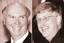 Craig Venter y Francis Collins