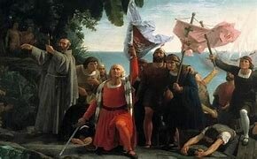 Colon desembarco entre los pueblos de Aguada y Aguadilla.