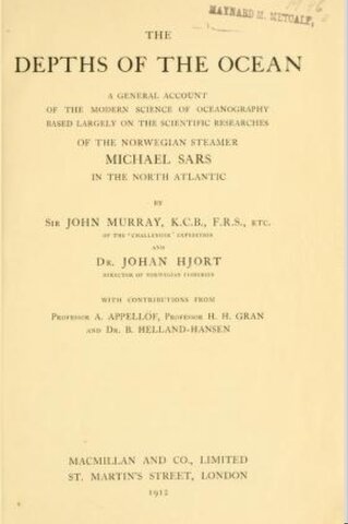 Murray y Hjort: 1912