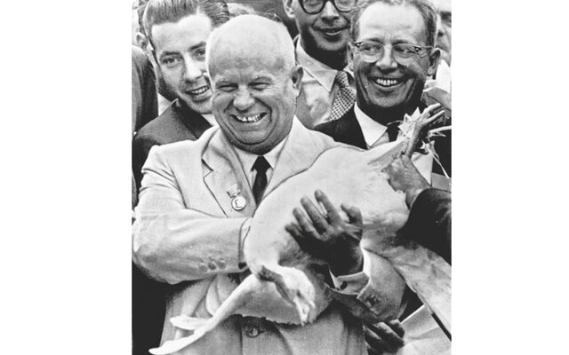 Nikita Kruschev visita los EEUU