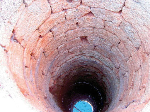 Captación - Aljibes con paredes de ladrillo