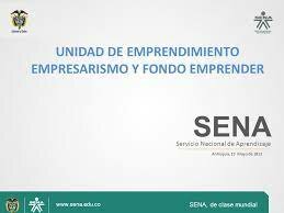 Unidades de Emprendimiento SENA