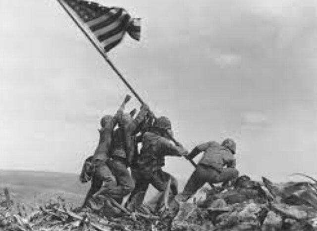 Battle of Iwo Jima.        http://www.history.com/topics/world-war-ii
