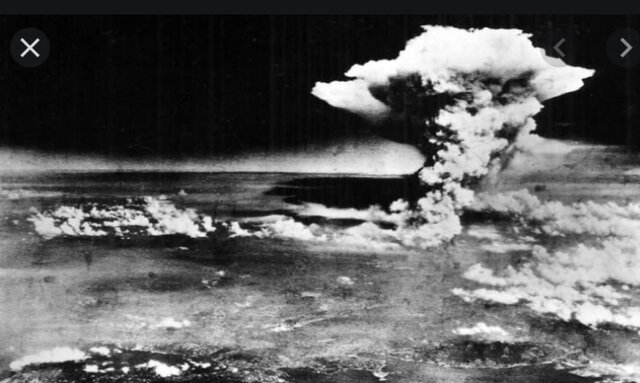 Dropping atomic bombs.       http://www.history.com/topics/world-war-ii