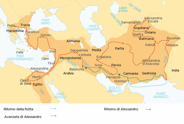 Inizia la spedizione di Alessandro Magno