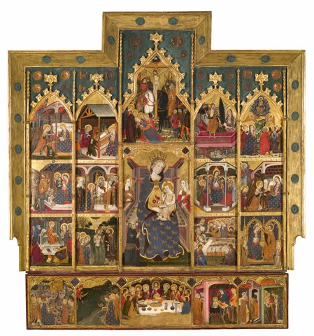 GÒTIC Retaule de la Mare de Déu