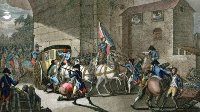 Tentative de fuite vers l’Allemagne du roi et sa famille