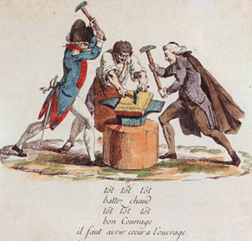 Début de la monarchie constitutionnelle