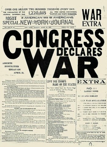 U.S Declares War On Spain