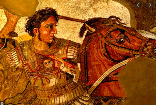 Alessandro Magno sale al trono