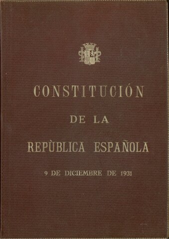 Constitución de 1931