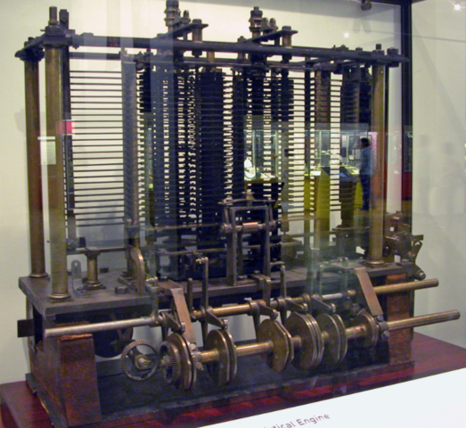 Invención de la máquina analítica de Babbage