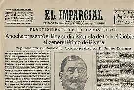 Dimisión de Primo de Rivera