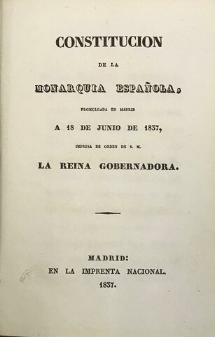 Constitución de 1837