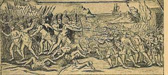 Los tainos se rebelan contra los espanoles.