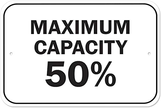 Businesses can now open at 50% capacity, says new order