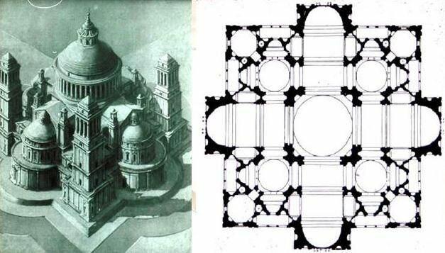 Basílica de San Pedro por Bramante