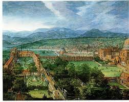 Jardines de Belvedere por Bramante