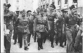 Sublevación militar (golpe de estado). Sublevación militar del 18 de julio