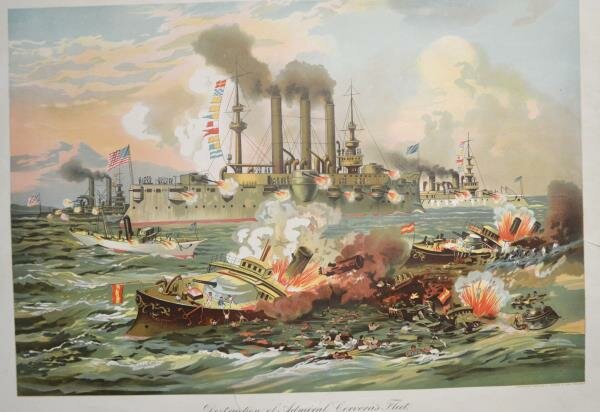 Destruction of the Spanish Fleet in Cuba