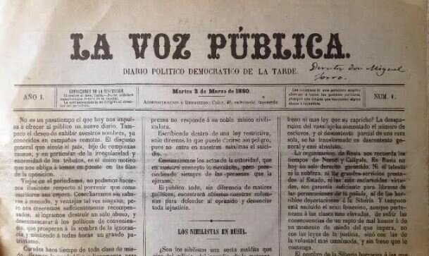 Periódicos Nacionales Liberales