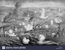 Destruction of Spanish fleet in Cuba
