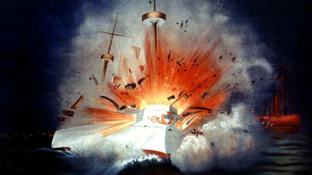 explosion of the USS Maine