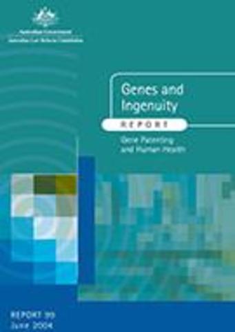 Australian Law Reform Commission report on gene patenting and health
