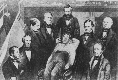 Mórton ensaya una anestesia con éter