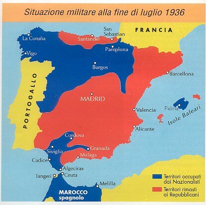 Il golpe militare di Francisco Franco