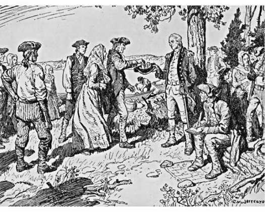 Arrivée des loyalistes