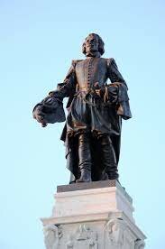 Samuel de Champlain founds Quebec