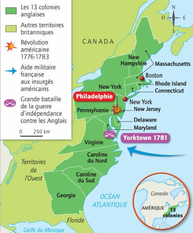 Prospérité dans les 13 colonies