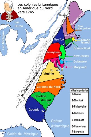 prosperiter dans les 13 colonies