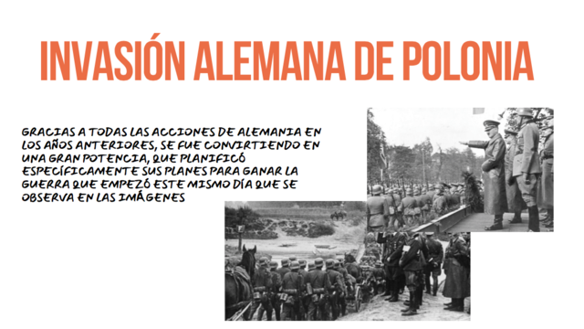 Invasión alemana de Polonia, inicio II Guerra Mundial