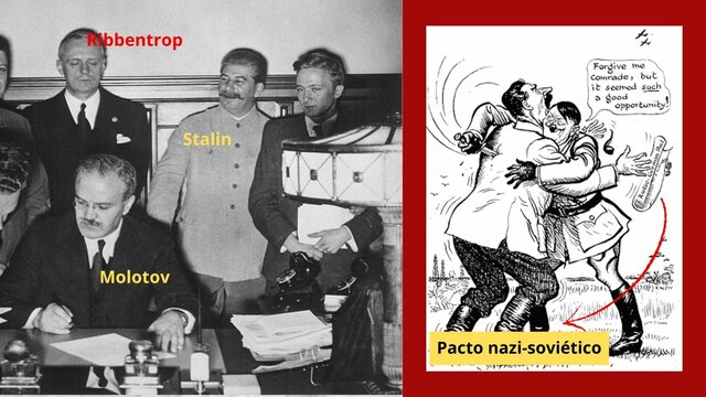Pacto nazi-soviético.