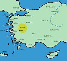 I persiani conquistano la Lidia