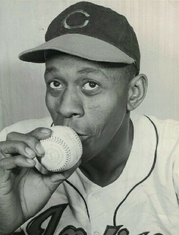 Leroy Satchel Paige inducted into the baseball Hall of Fame in Cooperstown New York