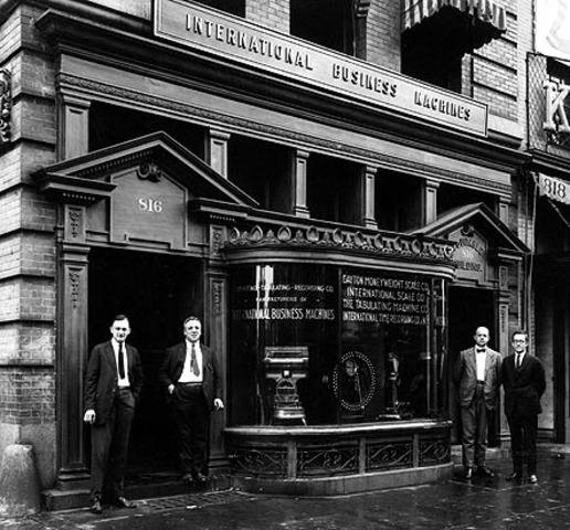 The IBM corporation is founded