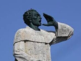 Fray Antonio Montesinos da su sermón  en contra del maltrato de los indios