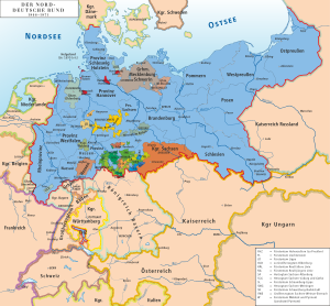 La confederación de la Alemania del Norte